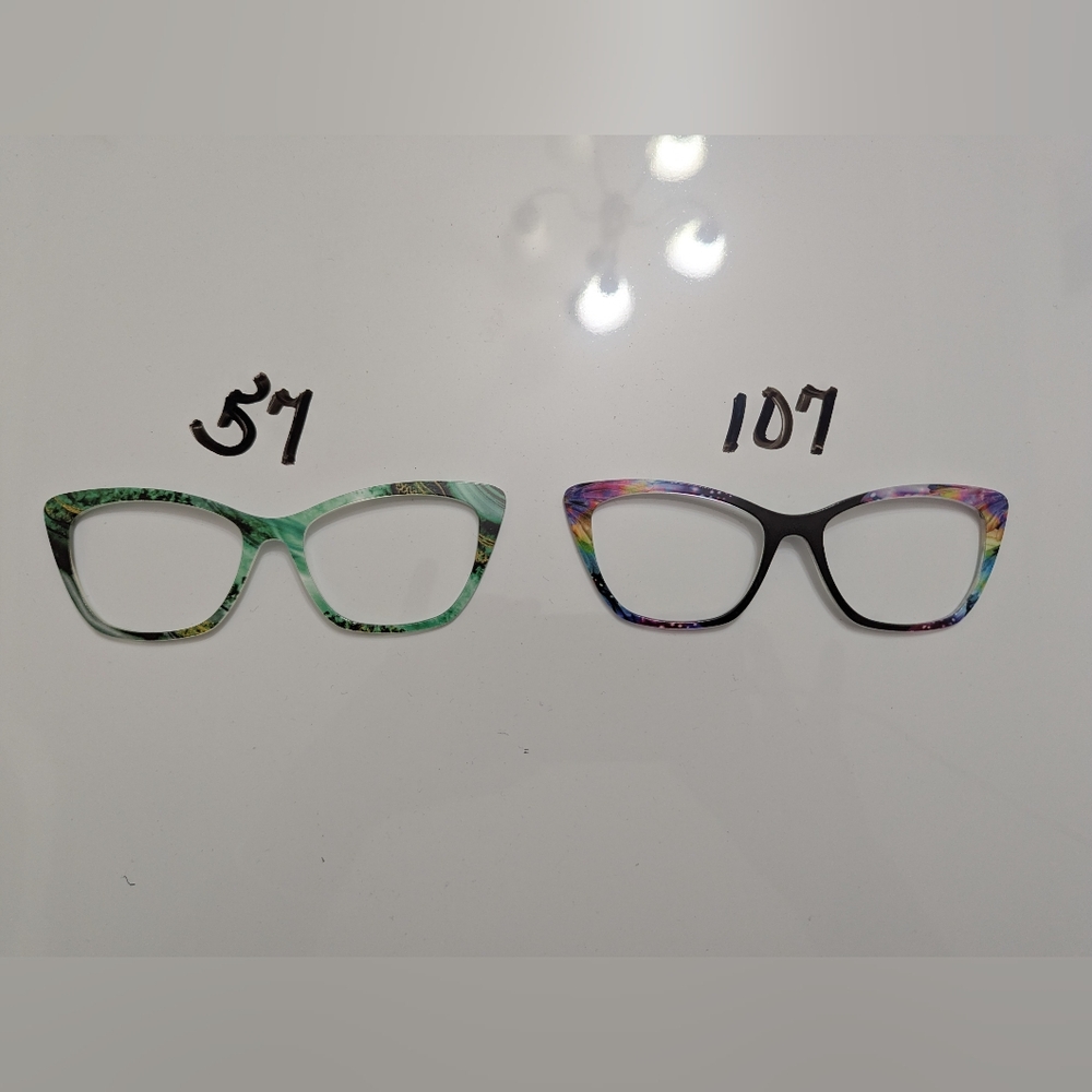 Stylish Cat-Eye Original Pair Eyewear Wanda Toppers For Eyeglasses Duo